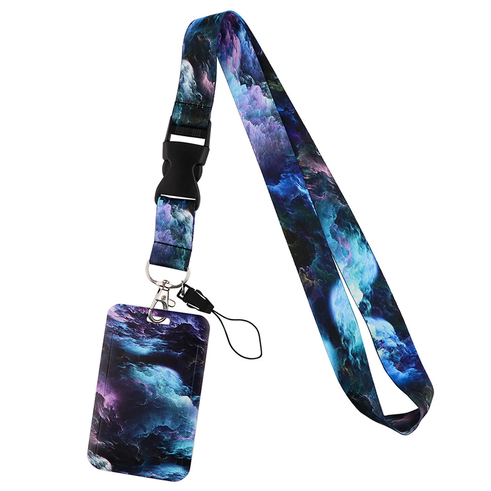 

Starry Sky Series Neck Lanyard Mit ID -abzeichenhalter Schlüsselbund Handygurt Für Das Schulbüro - Al827-2, Universal