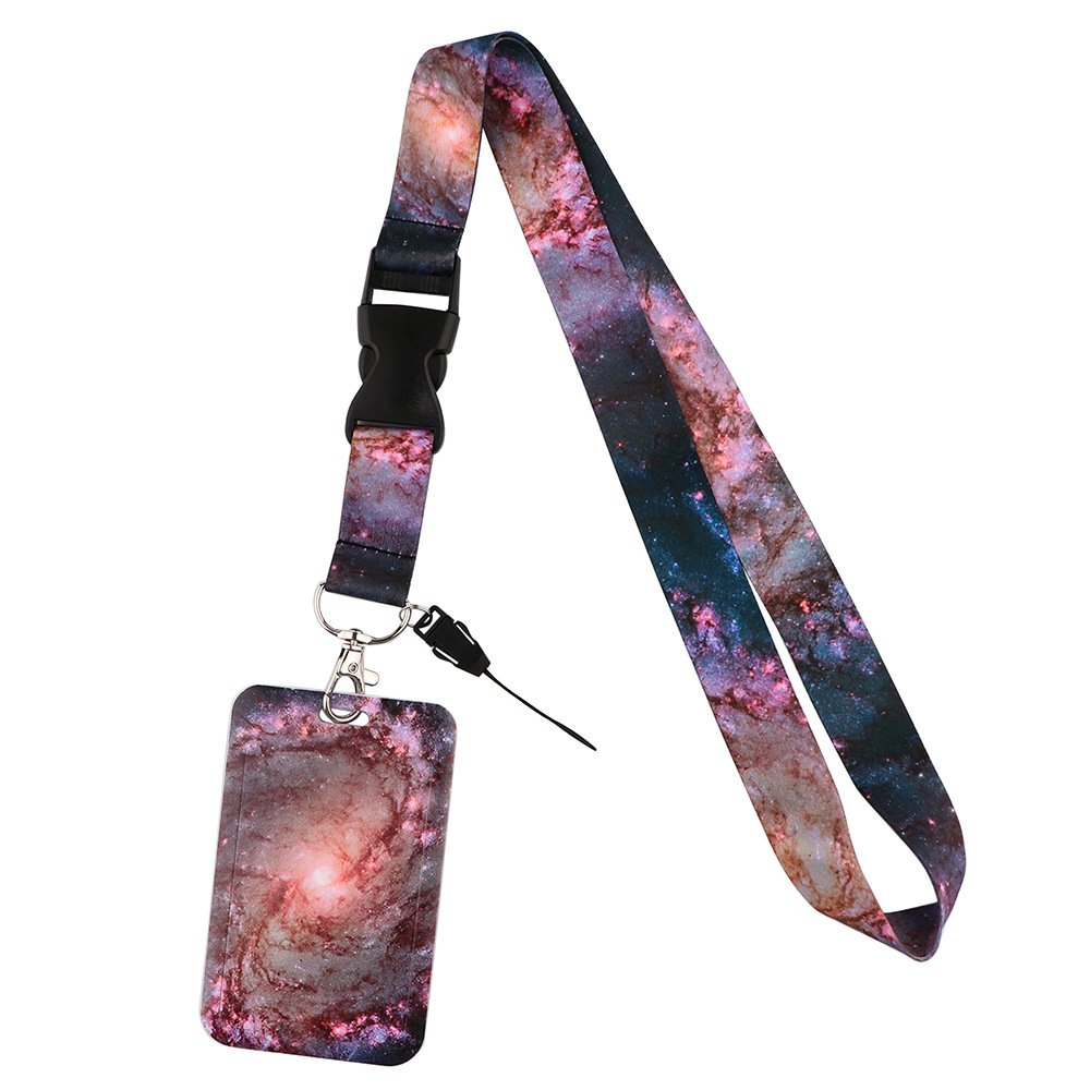 

Starry Sky Series Neck Lanyard Mit ID -abzeichenhalter Schlüsselbund Handygurt Für Das Schulbüro - Al827-6, Universal