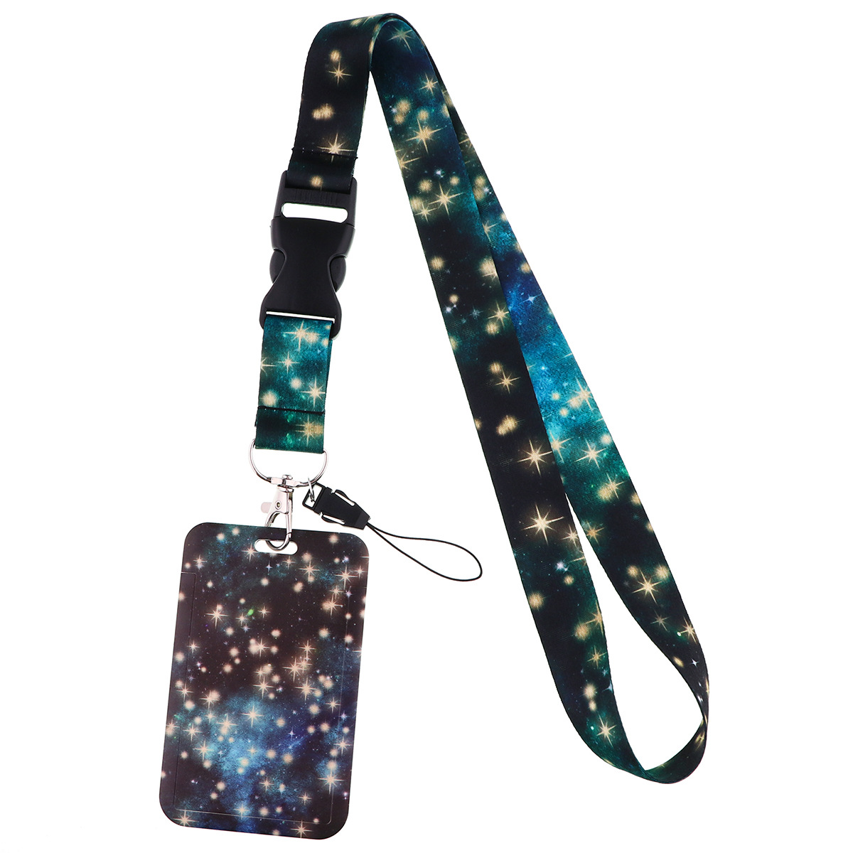 

Starry Sky Series Neck Lanyard Mit ID -abzeichenhalter Schlüsselbund Handygurt Für Das Schulbüro - Al827-18, Universal