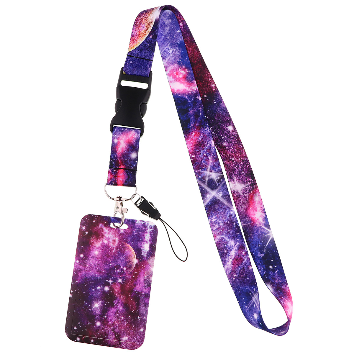 

Starry Sky Series Neck Lanyard Mit ID -abzeichenhalter Schlüsselbund Handygurt Für Das Schulbüro - Al827-17, Universal