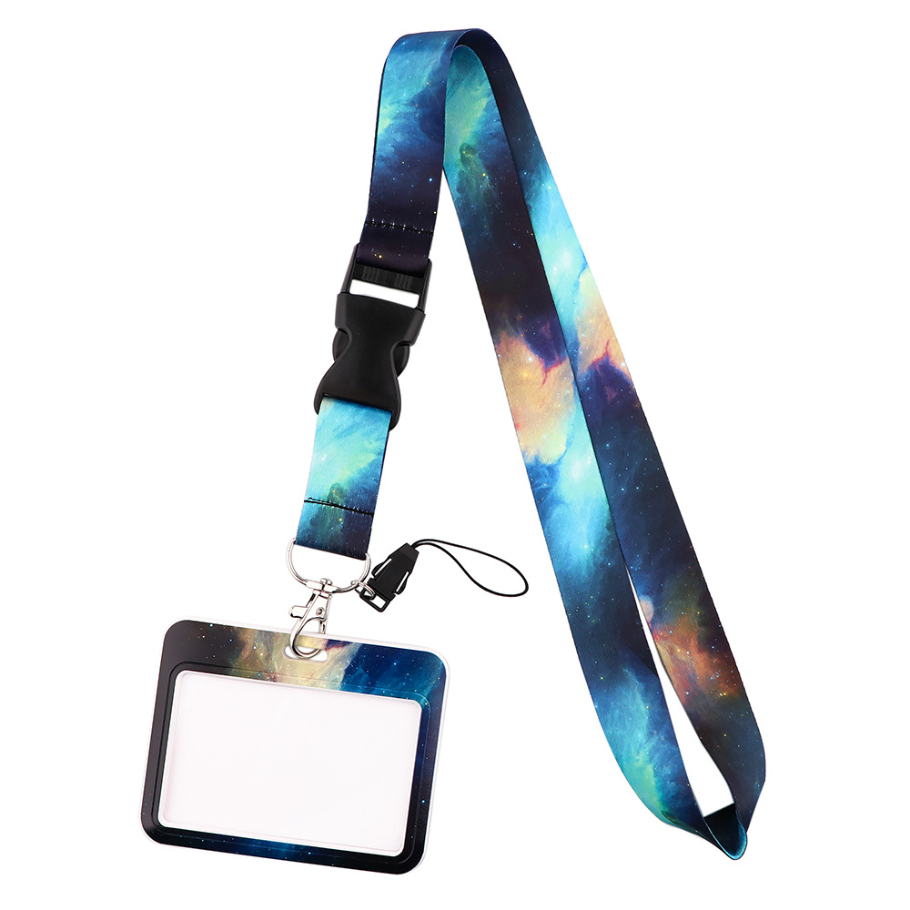 

Starry Sky Series Neck Lanyard Mit ID -abzeichenhalter Schlüsselbund Handygurt Für Das Schulbüro - Al827-8, Universal