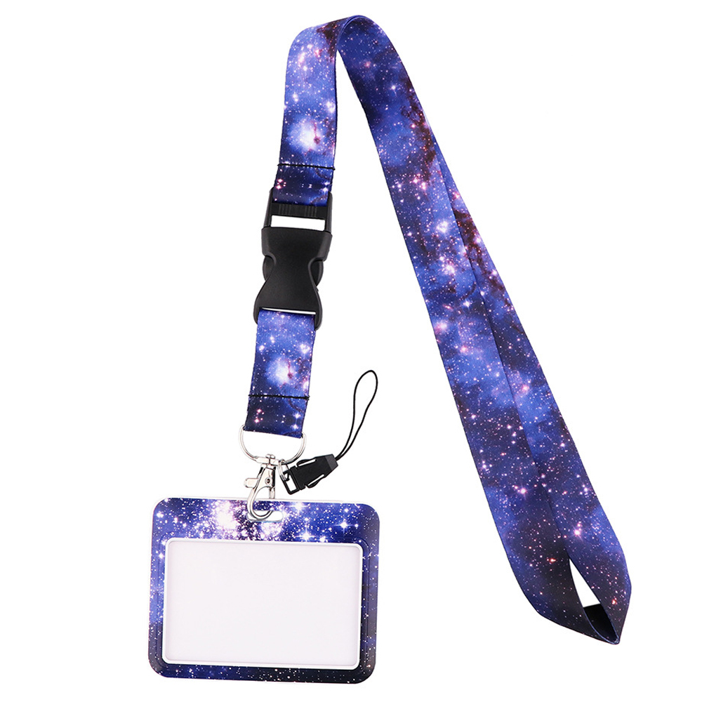 

Starry Sky Series Neck Lanyard Mit ID -abzeichenhalter Schlüsselbund Handygurt Für Das Schulbüro - Al827-13, Universal