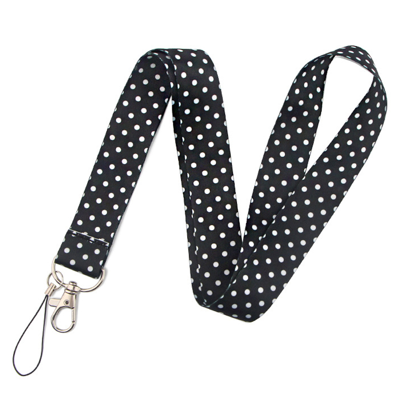 

Universelles Handy Lanyard Punktmuster Nylonhalsgurt Schultergurt Für Schlüsselketten, ID -abzeichen - AL3196, Universal