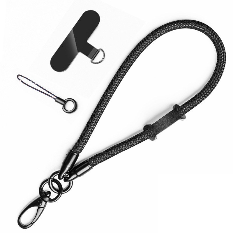 

Handy Handgelenksgurt Mit Lochgurt, PC -tether Tab 3pcs / Setzen Sie Anti-lost-mobiltelefon Nylon Geflochten - Schwarz, Universal