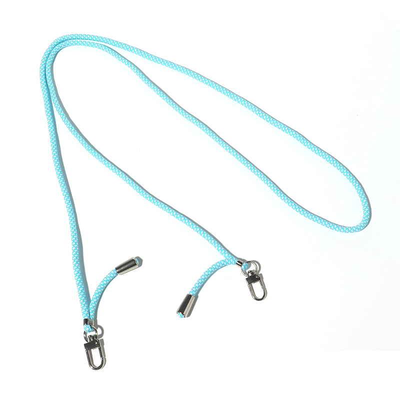 

Verstellbare Dual -schnallen Lanyard Polyester Telefon Halsriemenausweise Abzeichenhalter Tasten Lüfter Hängeseil - Minzgrün, Universal