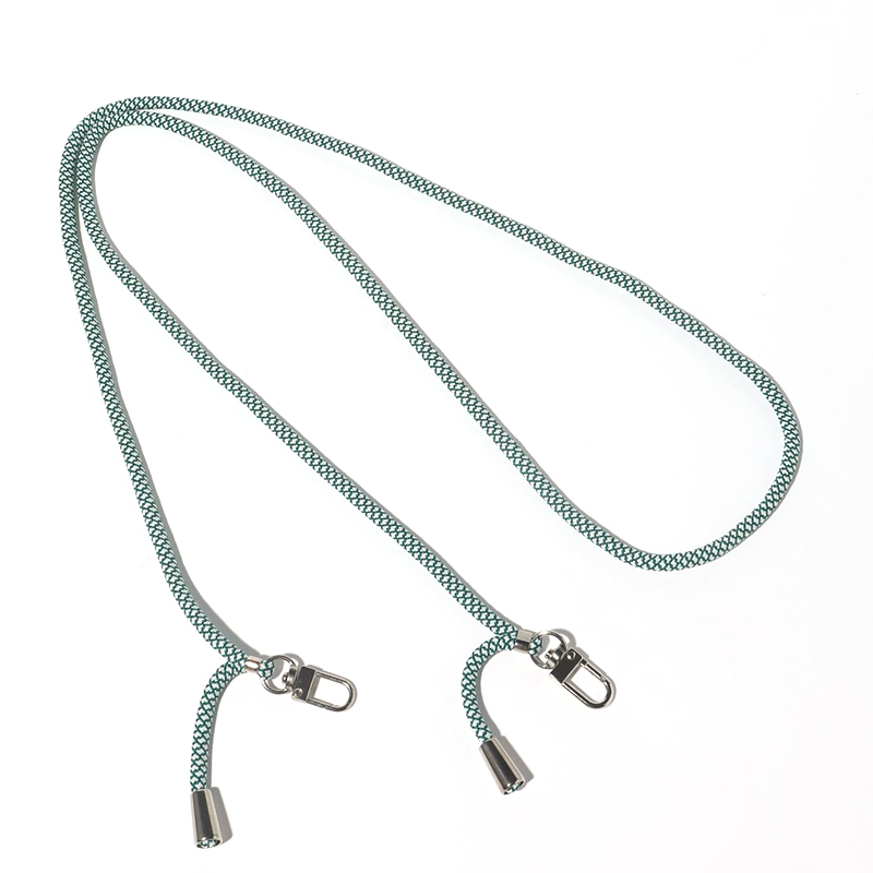 

Verstellbare Dual -schnallen Lanyard Polyester Telefon Halsriemenausweise Abzeichenhalter Tasten Lüfter Hängeseil - Schwarzgrün, Universal