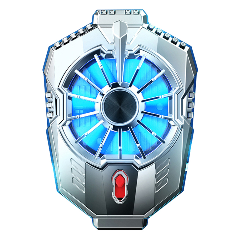 X20 Cell Phone Heat Sink Semiconductor Cooling Fan with 2 Stages Adjustment Low Noise Back Clip for Gaming  - Silver