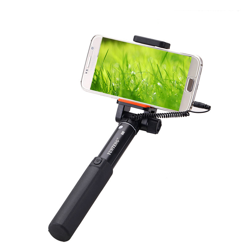 

Yunneng 808 Verdrahtete Mini Erweiterbar Selfie Stick Monopod Für IPhone Samsung Huawei Smartphone, Universal