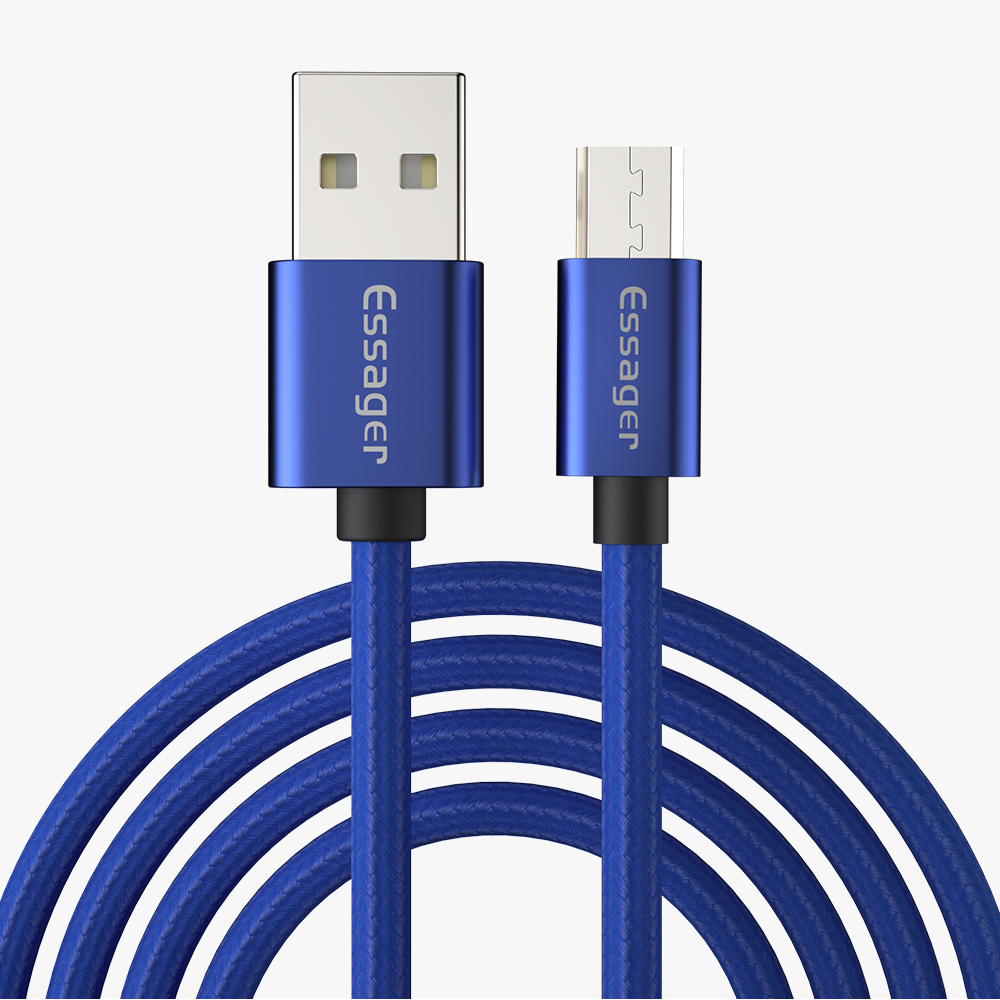 

ESSAGER Ruixin 1m Micro USB Mobile Phone Charging Cable - Blue, iPhone 12 mini