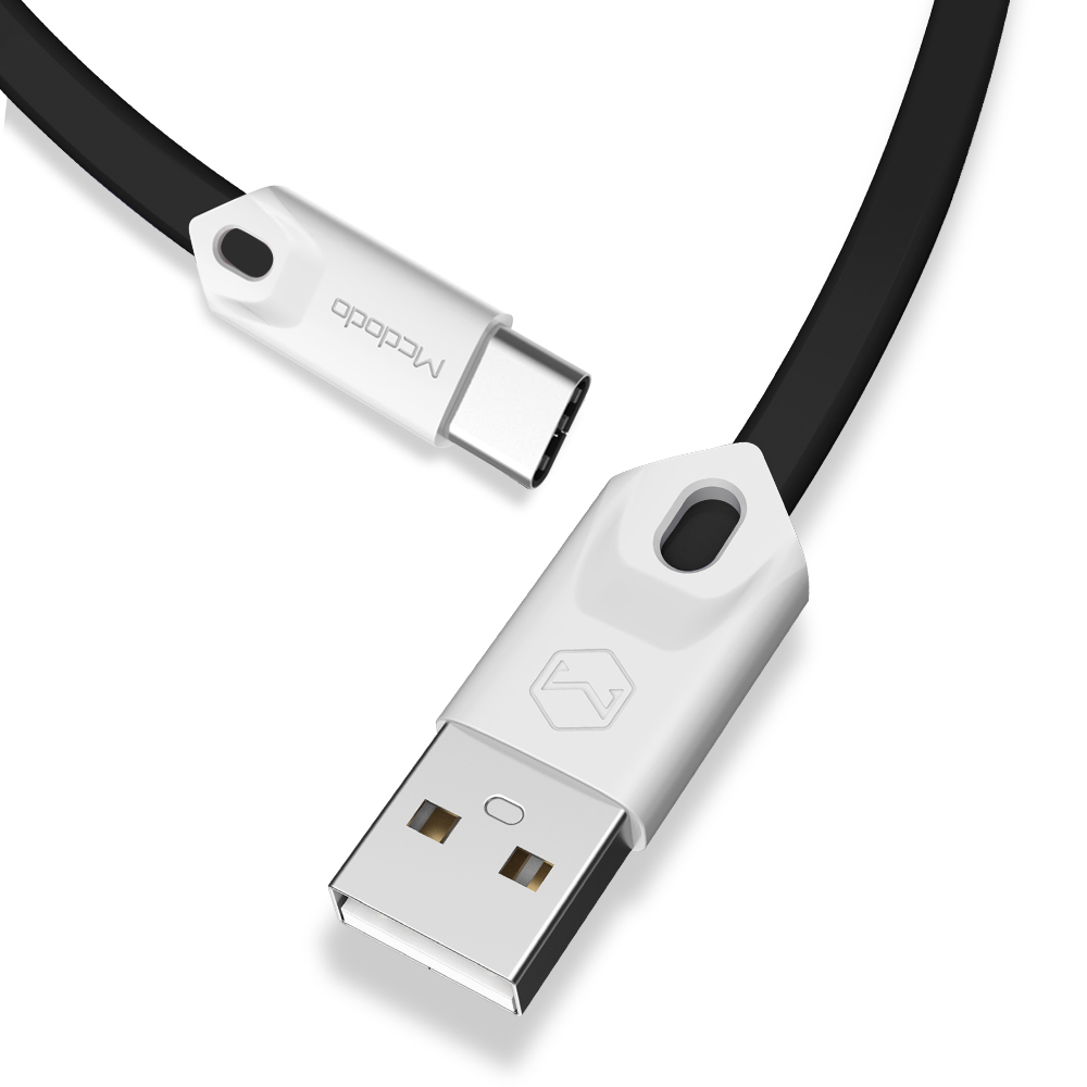 

MCDODO Type-C USB-накопительные Данные Синхронизации Зарядки Кабеля Плоский Зарядный Шнур, 0,25 М - Чернить, iPhone 12 mini