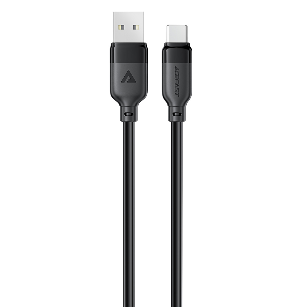 ACEFAST C16-04 1.2m USB-A to USB-C Cable TPE Charging Data Cable 3A Fast Charging Cord, Black