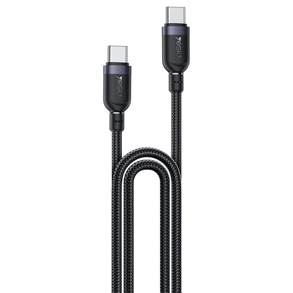 YESIDO CA192 USB C to USB C Cable 2m 60W Fast Charging Cord Data Sync for Laptops  /  Smartphones
