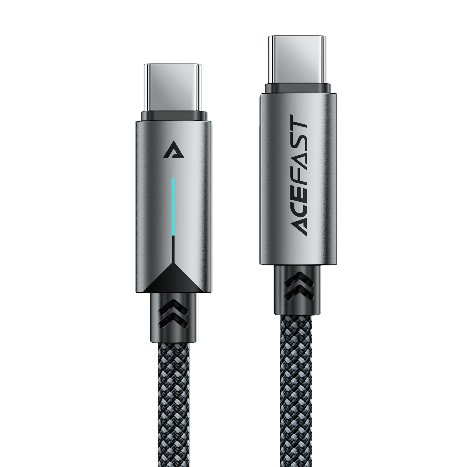 ACEFAST C19-03 USB-C to USB-C Cable 60W Fast Charging Data Cable Aluminum Alloy Braided for Laptops / Phones
