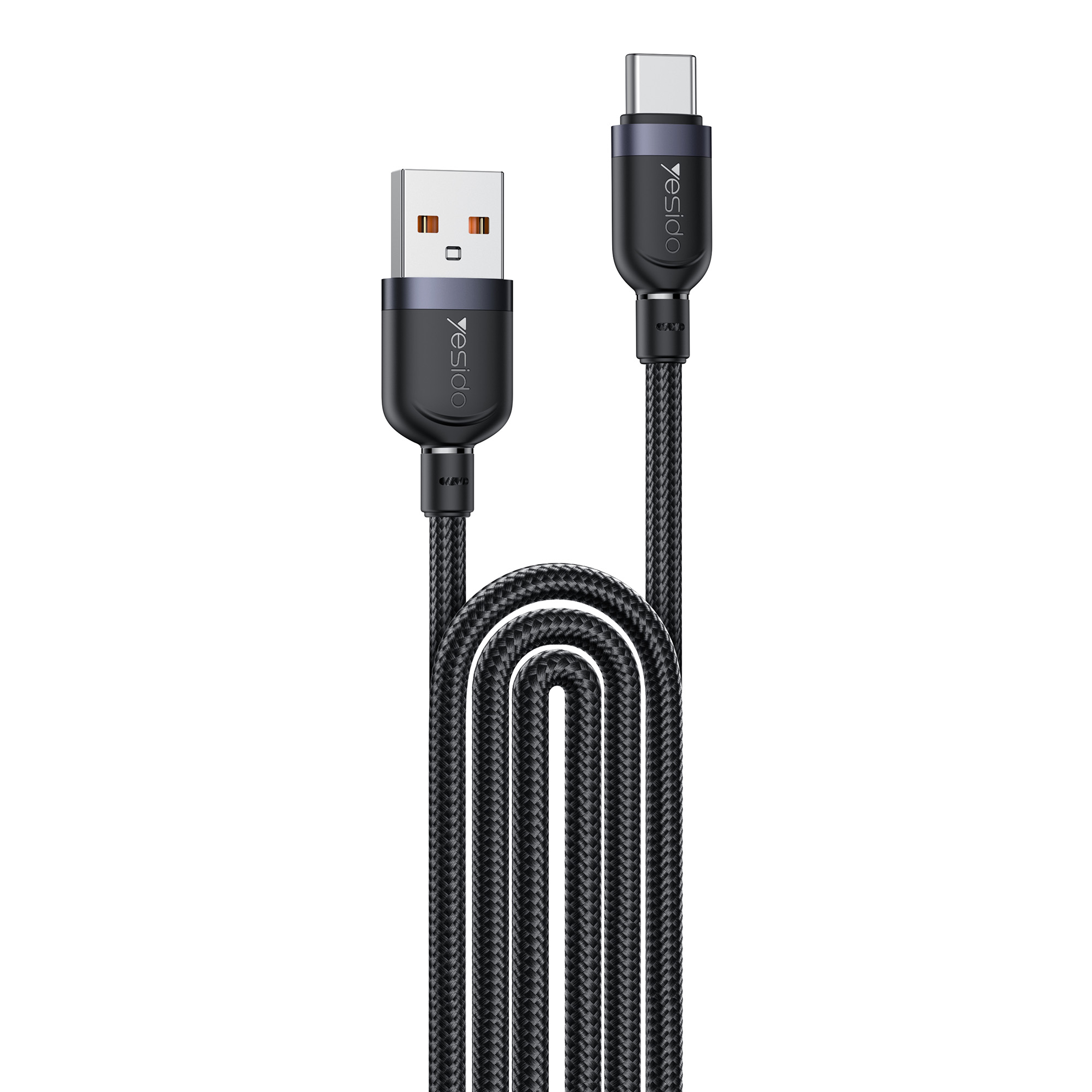 YESIDO CA134C 3m USB A to Type C Braided Wire 3A Fast Charging 480Mbps Data Cable