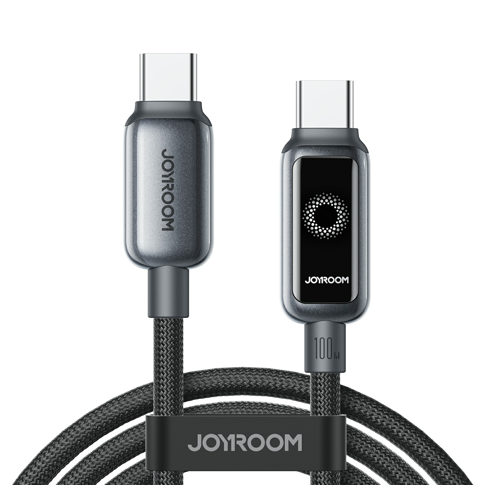 JOYROOM S-A55 1.2m Type-C to Type-C Cable 100W Fast Charging Data Sync Cord - Black