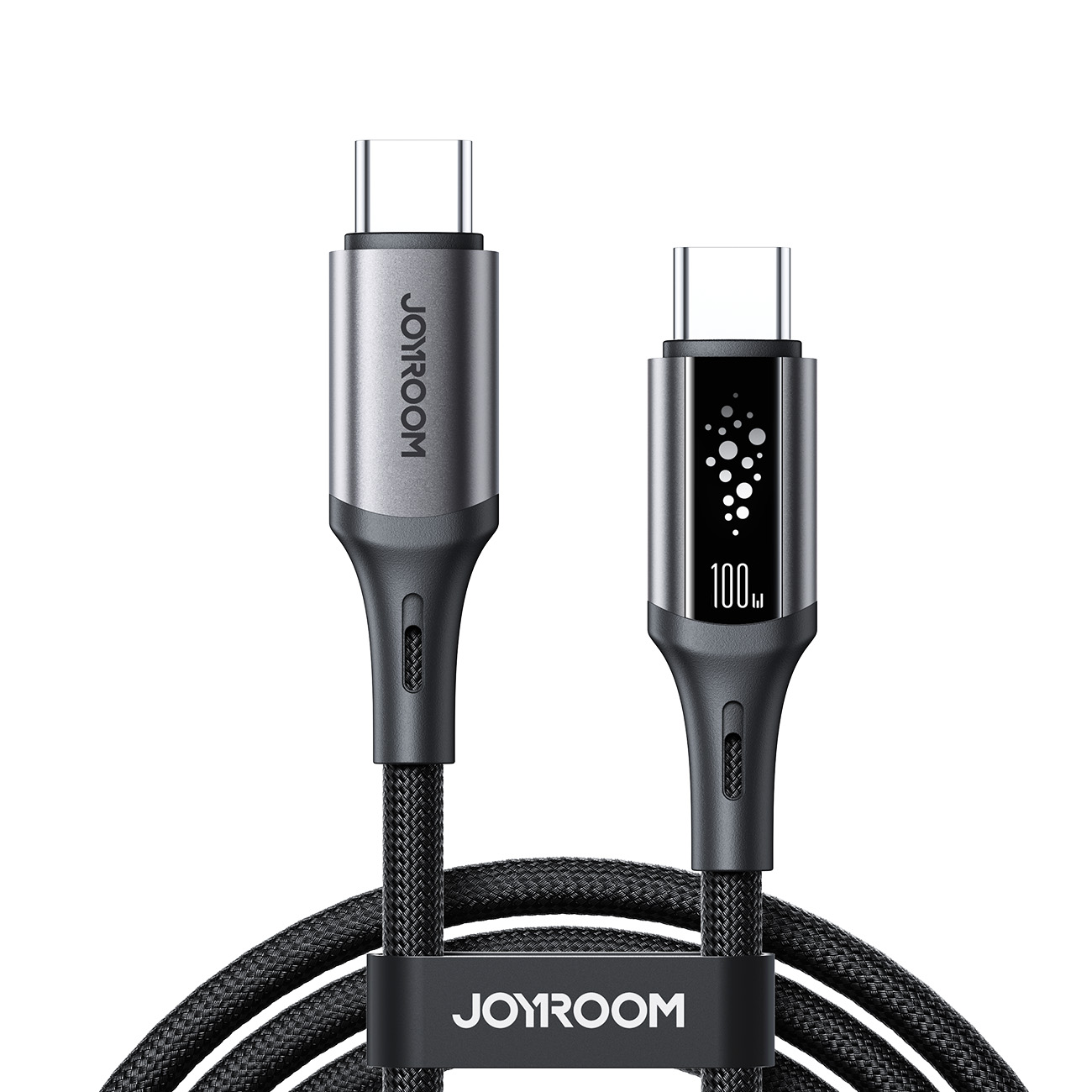 JOYROOM S-A60 1.2m Type-C to Type-C Cable 100W Fast Charging Data Sync Nylon Braided Cord