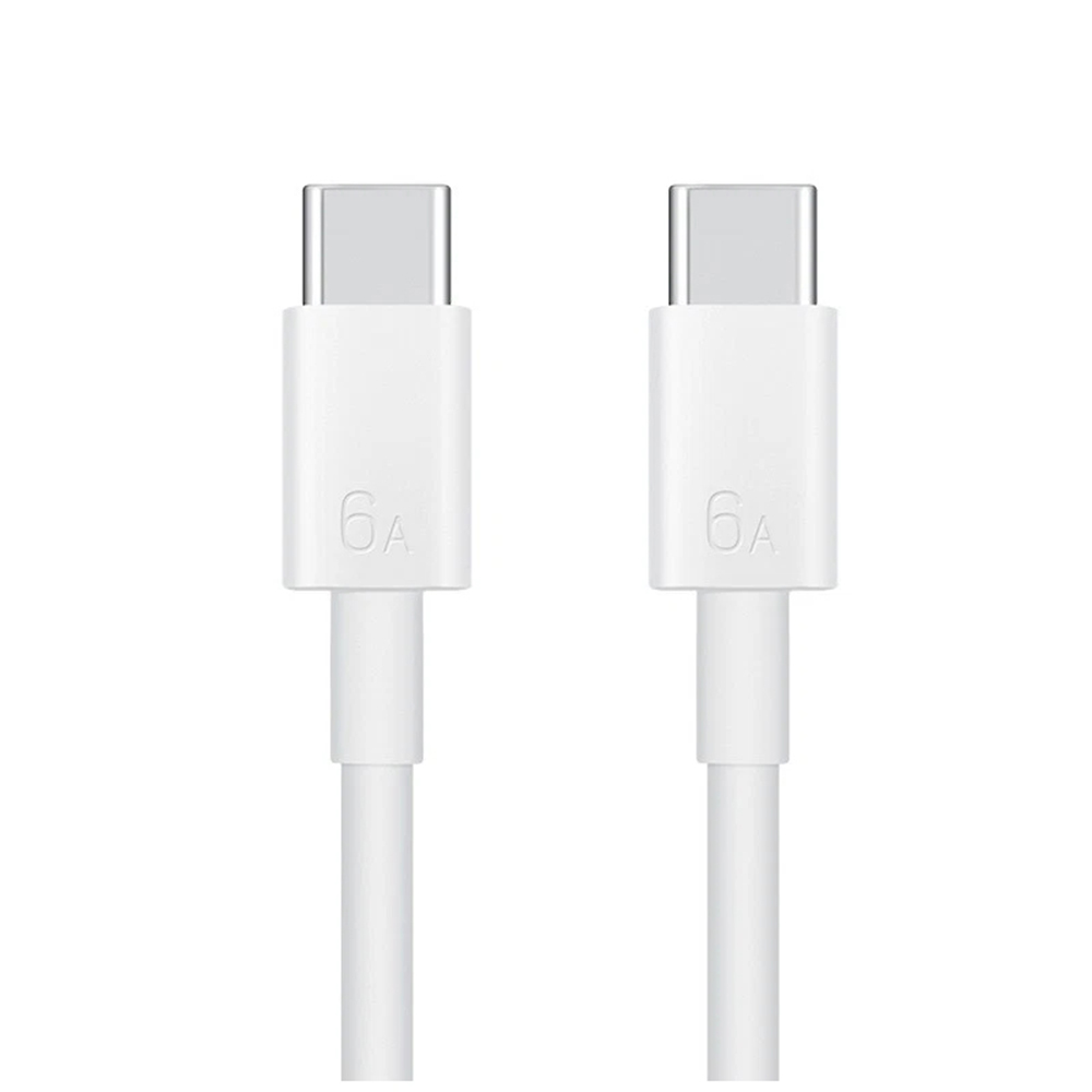 1m 6A SuperCharge Type-C to Type-C Cable for Honor 200 Pro 5G / 200 Lite / Magic6 Lite 5G / Magic7 Pro 5G Data Cord