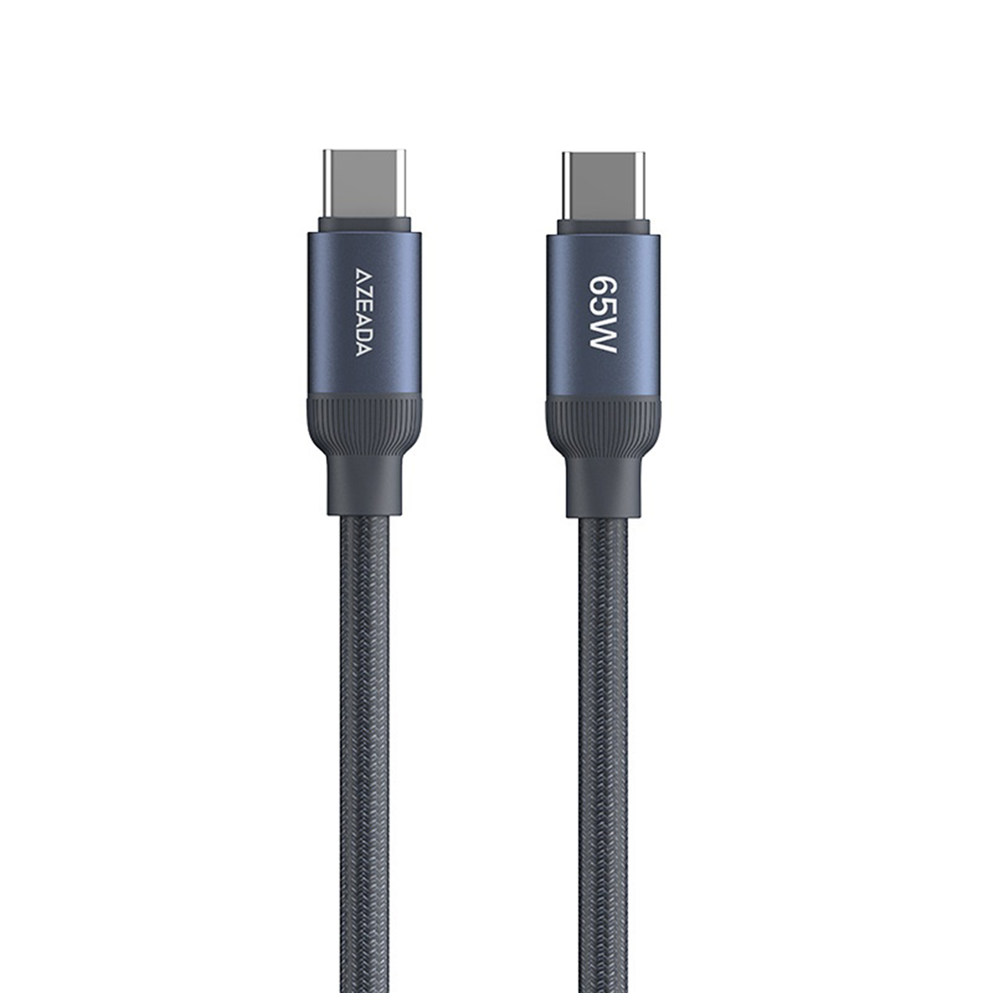AZEADA 1.2m USB-C Data Cable Type-C to Type-C 65W Fast Charging Cable for Samsung/Huawei/Xiaomi - B03