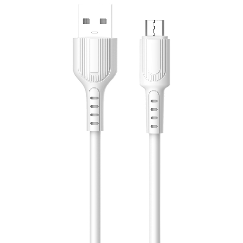 

Kivee KV-CT313-12 Micro USB 2.4A Быстрый Зарядный Шнур Имитируемый Силиконовый Кабель Данных TPE 1.2M, Universal