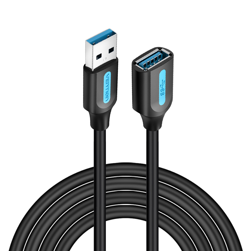 

Vention CBHBD 3m USB-A 3.0 Male Male Flemy Extension Cable 5gbit / s Hochgeschwindigkeitsdatenübertragungsrund Pvc-kabel