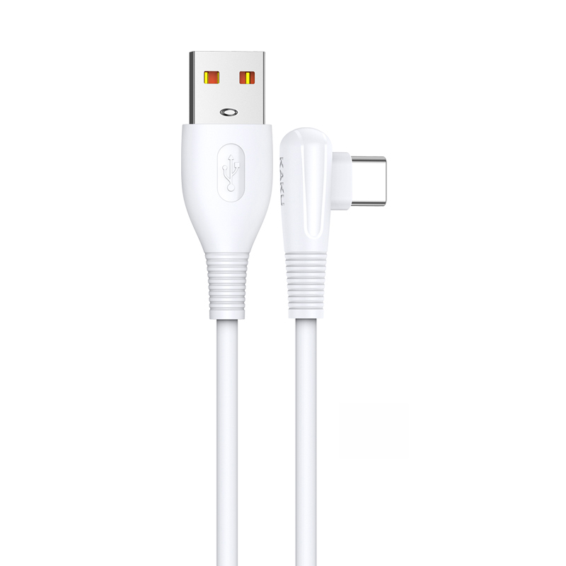 

Kakusiga KSC-417 Kedu Series 1m Typ-c-datenkabel Für Smartphones Soft TPE Elbow 3.2A Schnelles Ladekabel - Weiss, Universal