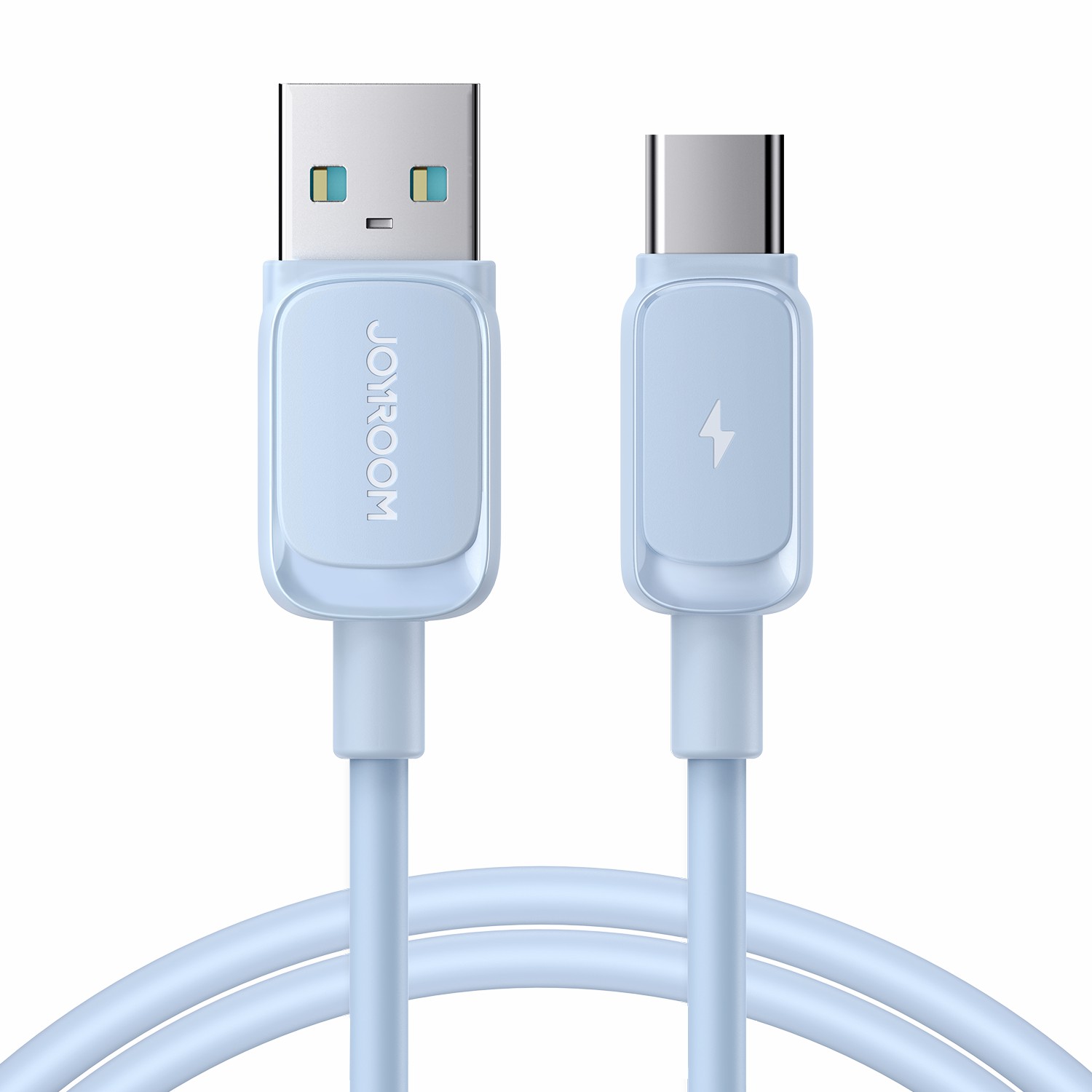 

JOYROOM S-AC027A14 Multi-Color Series for iPhone 15 Series 1.2m 3A USB-A to Type-C Data Cable TPE Fast Charging Cord - Blue, Universal