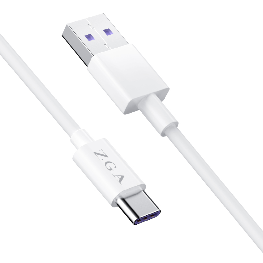 

ZGA CB03 1m 2.4A USB-A zu Typ-c-datenkabel Abs+tpe-telefonladungskabel, Universal