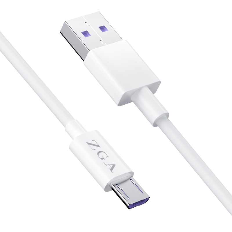 

ZGA CB04 1m 2.4A Micro USB Data Cable ABS+TPE Android Phone Ladekabel, Universal