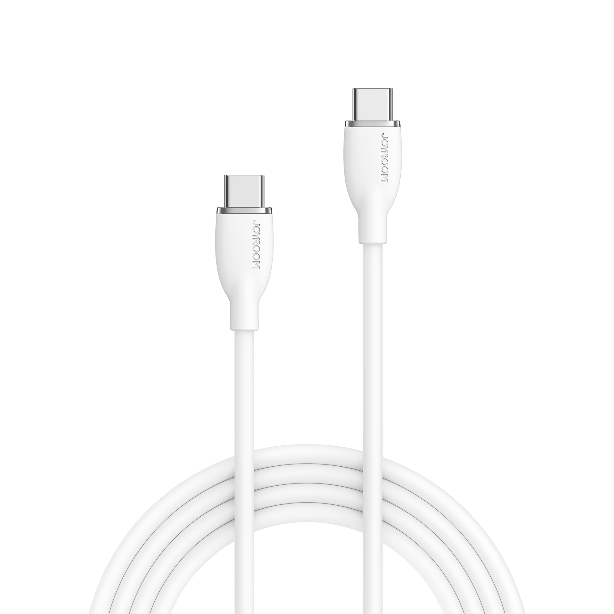 

Joyroom SA29-CC5 Красочный Сериал 2m Type-C до Типа c Кабель Fast Cable PD 100W Жидкий Силиконовый Кабель - Белый, Universal