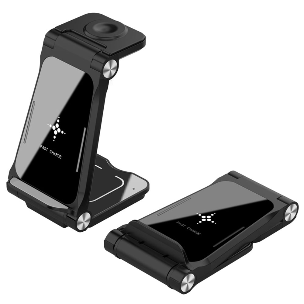 

T8 Desktop Folding Wireless Ladegerät 3-in-1 Tragbar, Universal
