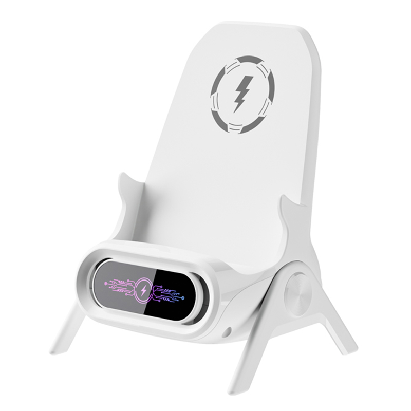 

S90 Mobile Magnetic Wireless Ladegerät Stand Cordless Phone Ladegerät Mit 3 Adaptern - Weiss, Universal