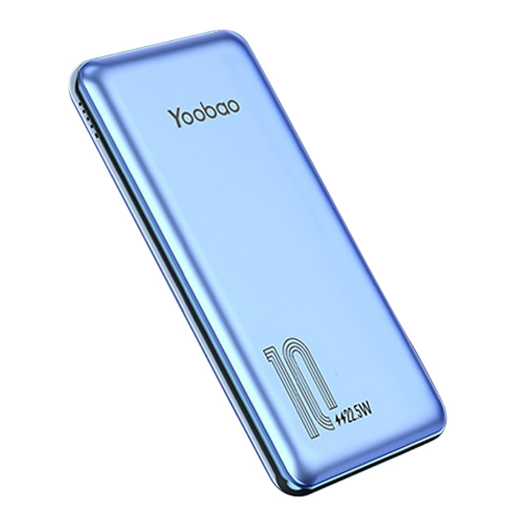 

YOOBAO LC2 10000mah Tragbares Ladegeräte Telefonantrieb Batterie Schneller Ladezustand Mit Kabel - Blau, Universal