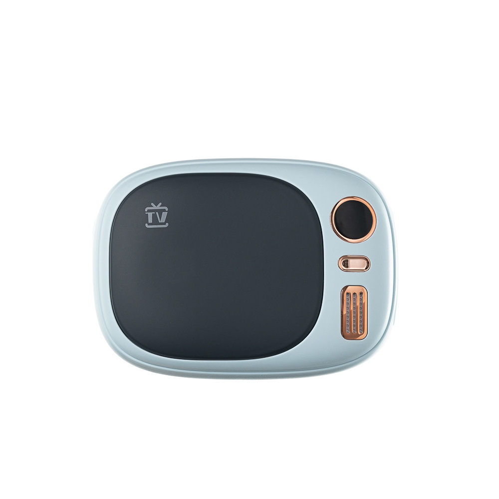 

QW-N08 Retro TV Design 5000 Мач Зима 2-штукообразной Температура Электрическая Рука Теплее Электроэнергии - Синий