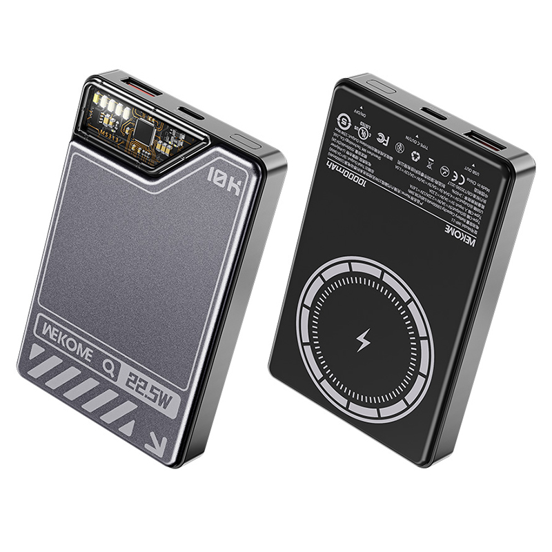 WEKOME WP-11 Vanguard Series Cen6 15W Magnetic Power Bank 10000mAh Wireless Portable Battery Pack - Tarnish