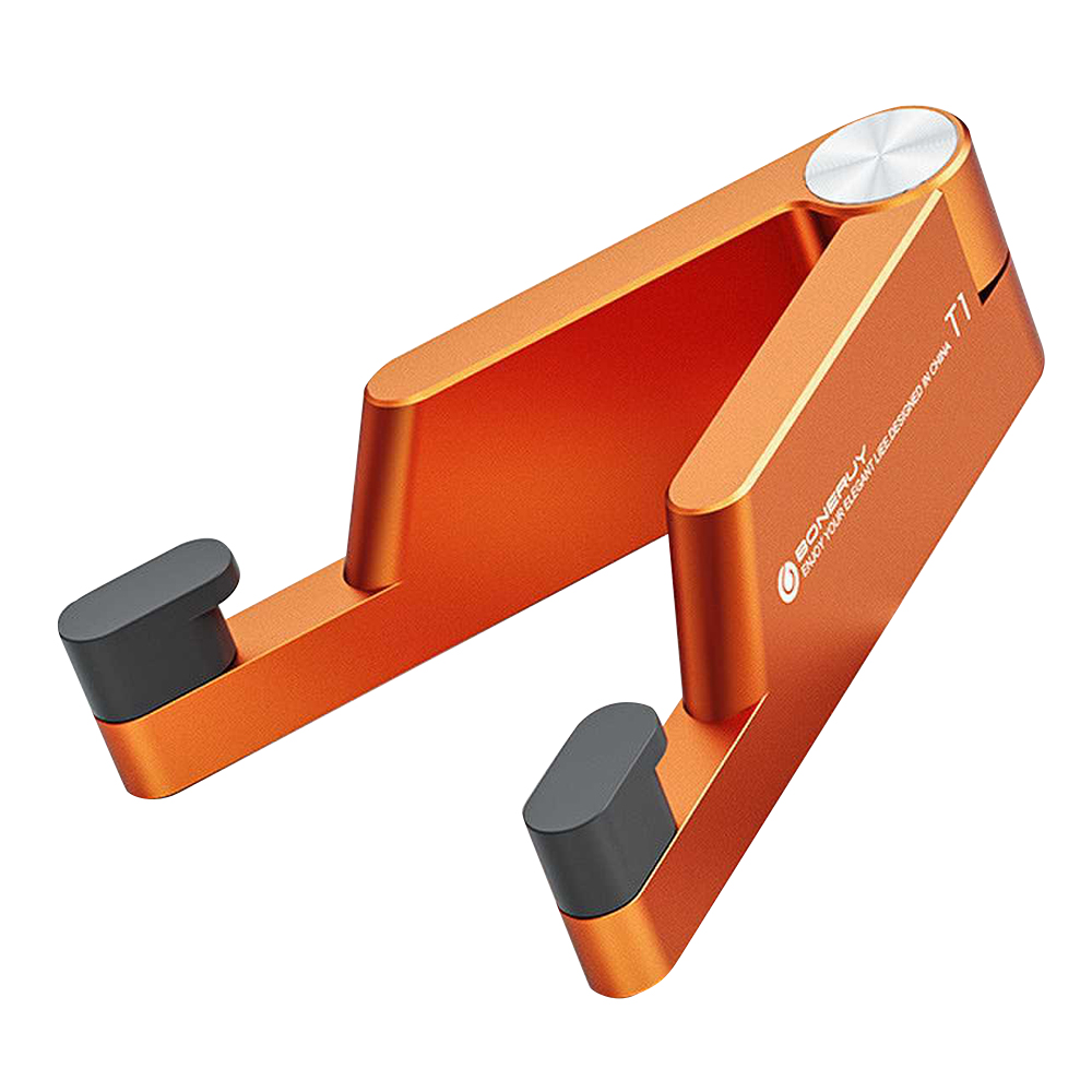 

Boneruy T1 Aluminiumlegierung Klappständer Tragbare Einstellbare Tablet -pc -halter - Orange, Universal