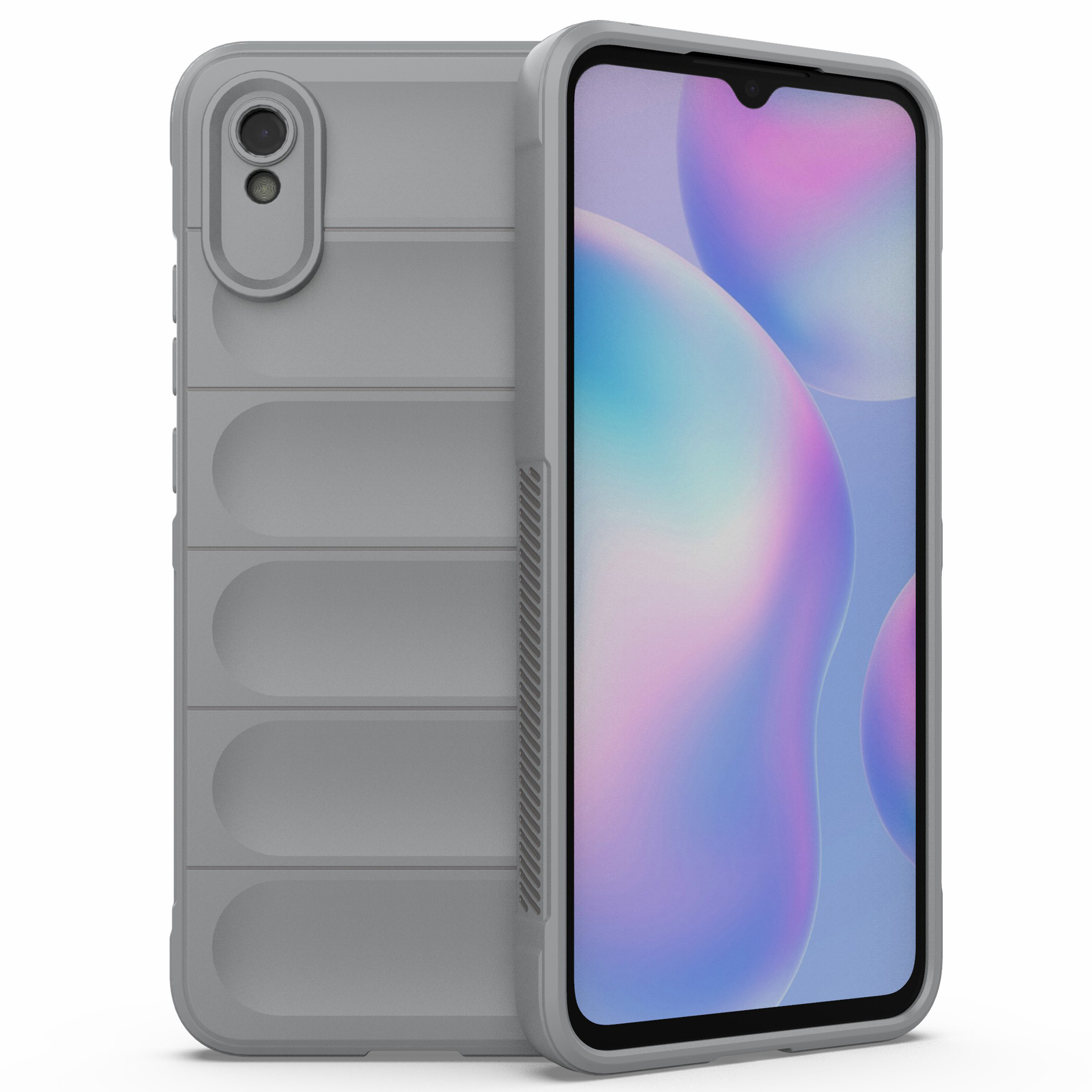 

Für Xiaomi Redmi 9A Soft TPU Drop-proof-hülle Stoßdämpfung Kameraschutz Mobiltelefonabdeckung - Hellgrau, Xiaomi Redmi 9A