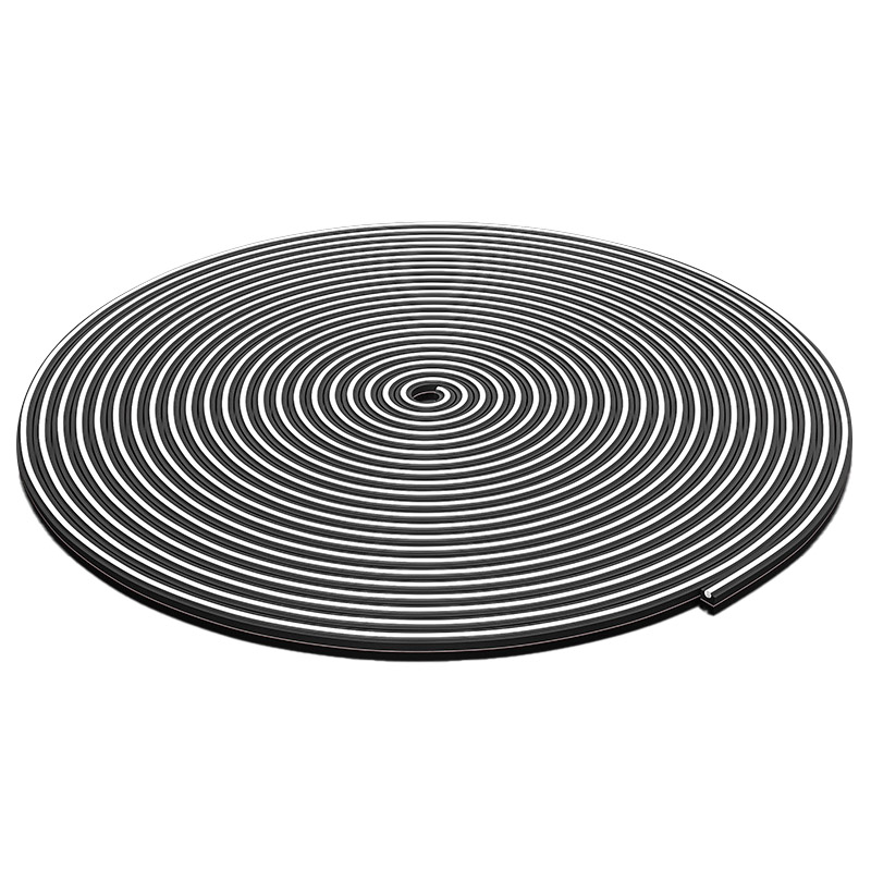 

8m Auto Wheel Hub Türkofferdeckel PVC Dekorative Streifen Anti-kollisionsschutz Streifen - Weiß