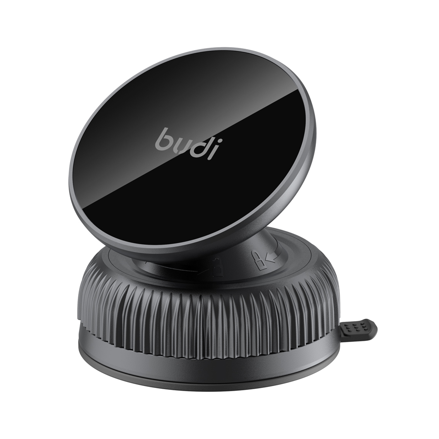 BUDI CM593B Magnetic Car Mount Phone Holder Suction Base 360 Degree Rotation Bracket