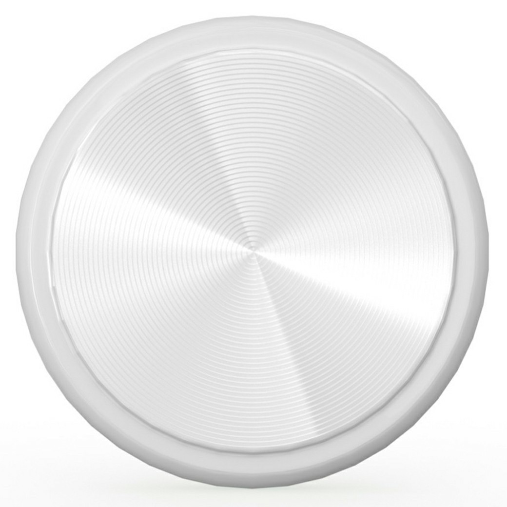 F5 Circular Design Mini Pet GPS Tracker Anti-Lost Device Global Positioning Locator for iOS / Android - White