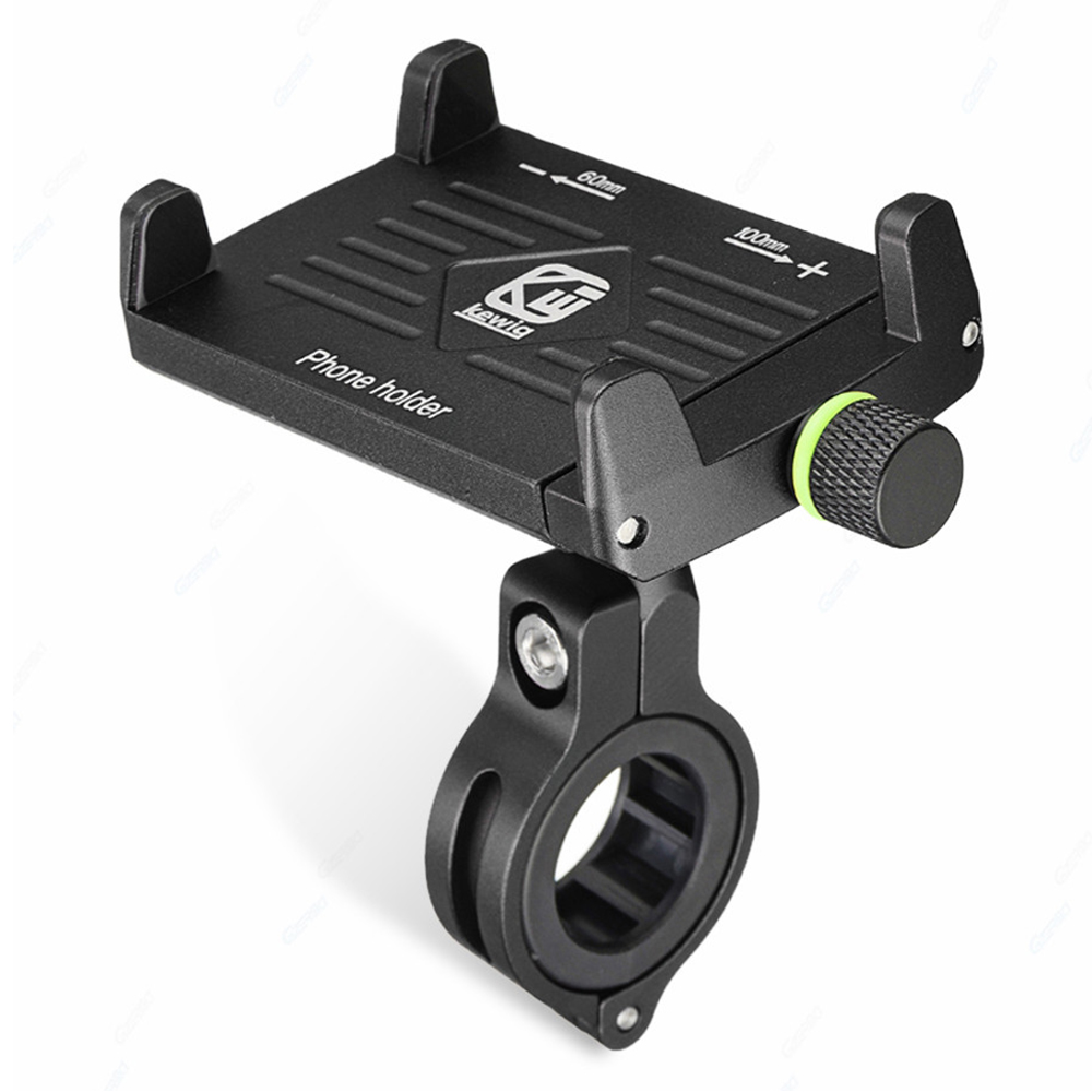 

Kewig M7 Motorrad-telefonhalter 360-grad-aluminium-legierung E-bike-lenkermontage-clip - Schwarz