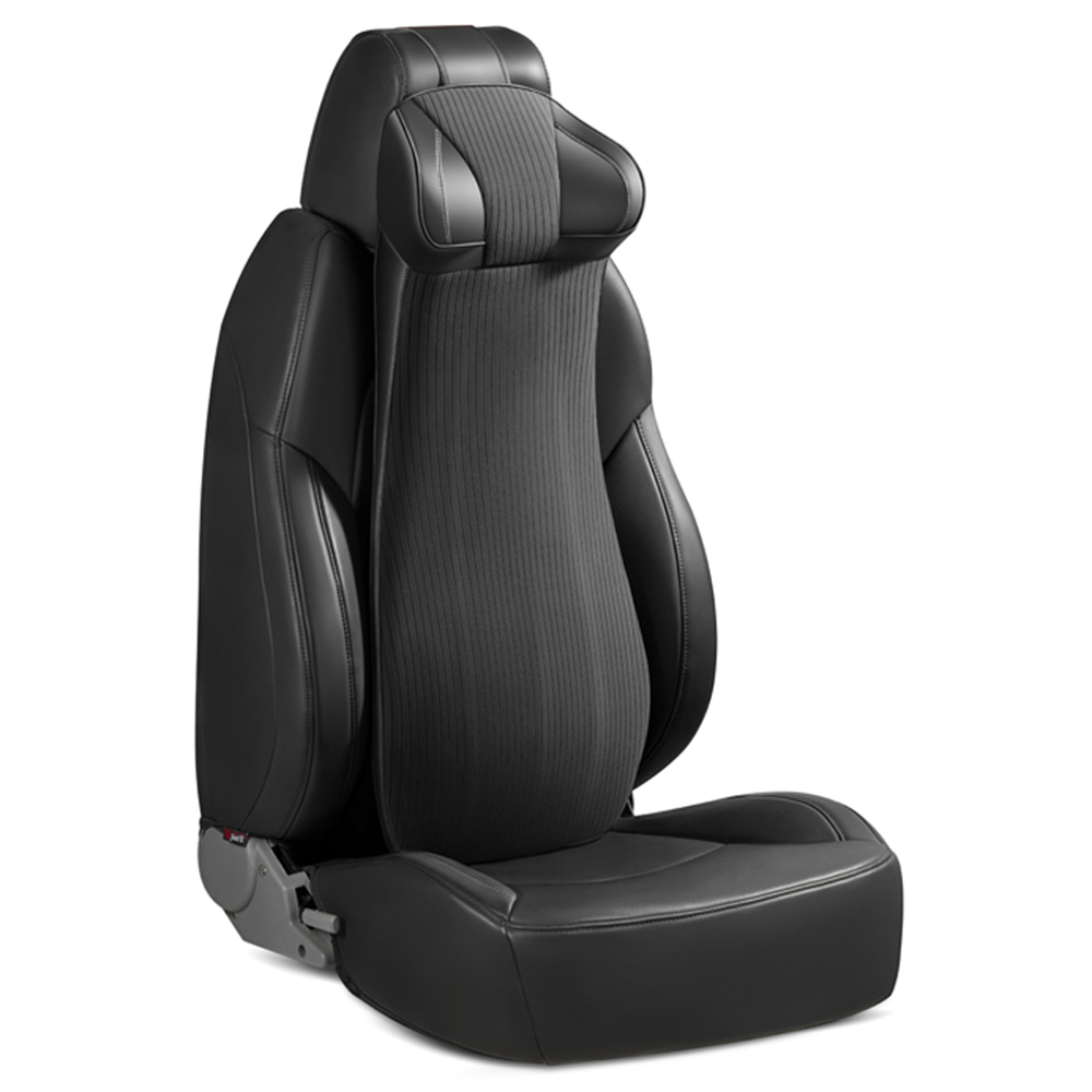 

Xiongguan Lt002 2-in-1 Einteiliges Auto-rückenblock Ergonomisches Gedächtnisschaum Lumbalhals-hals-hals-stützkissen - Schwarz