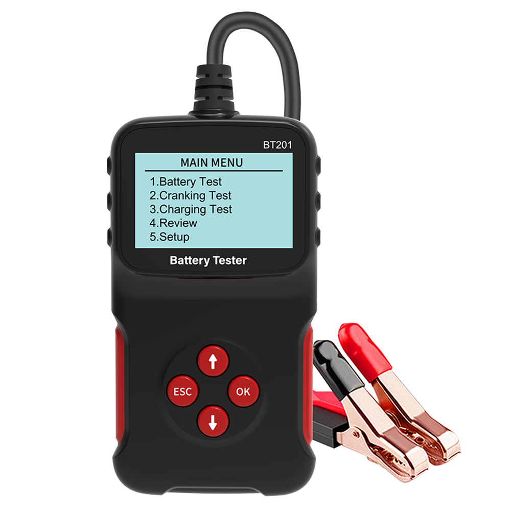 

BT201 12V Universal Car Battery Diagnose Tool Multifunktionales Diagnoseinstrument Auto -batterie -diagnosegerät