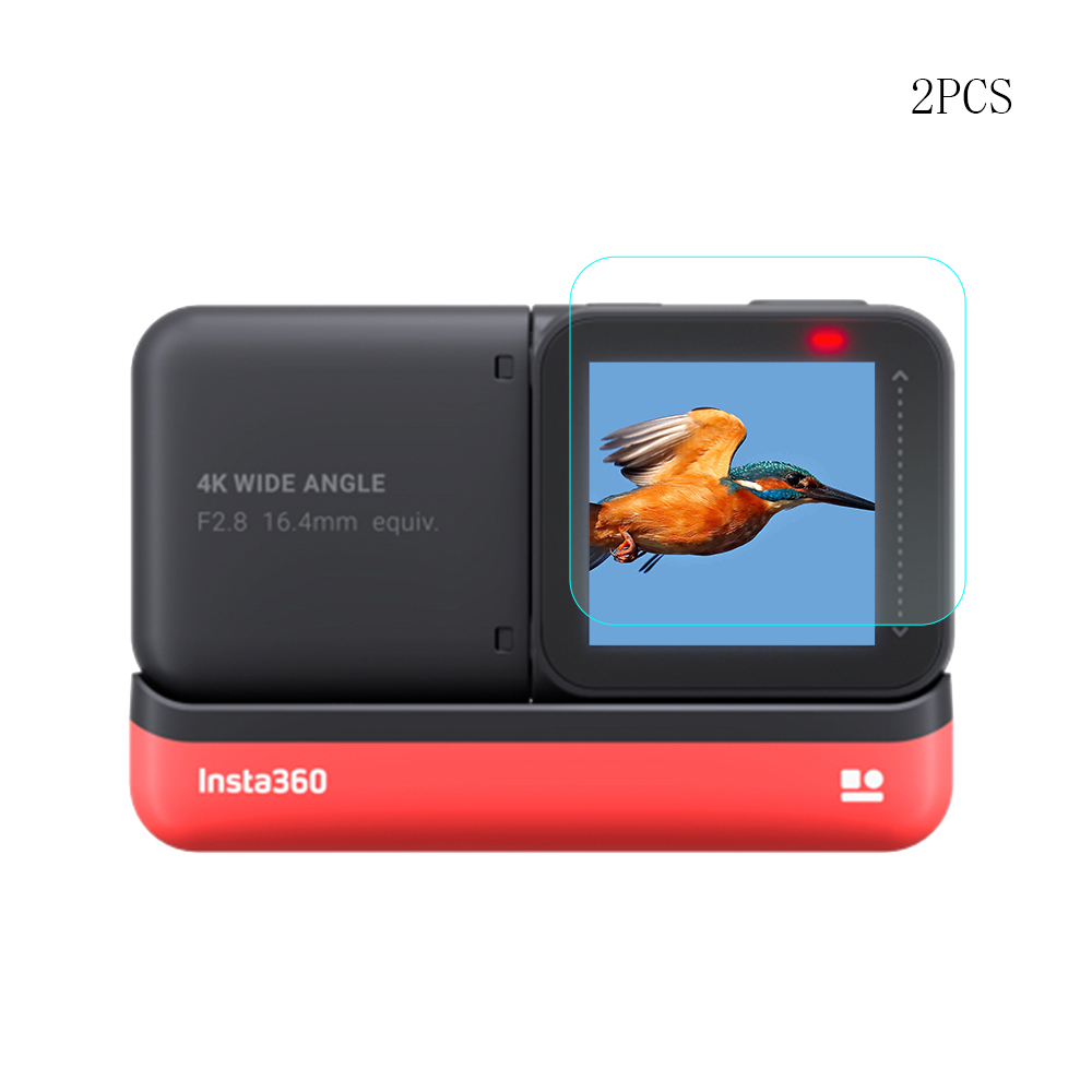 

2Pcs Tempered Glass Screen Protector Film for Insta360 ONE R