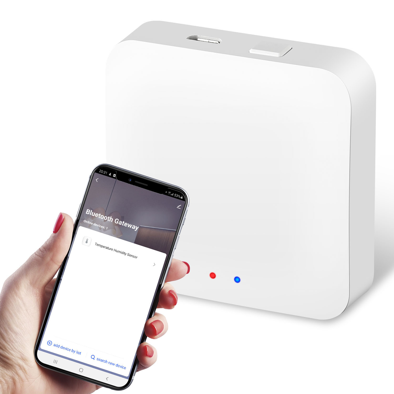 GW003 Tuya Bluetooth-Compatible Smart Home Gateway Wireless Remote Control Intelligent MESH Network Hub