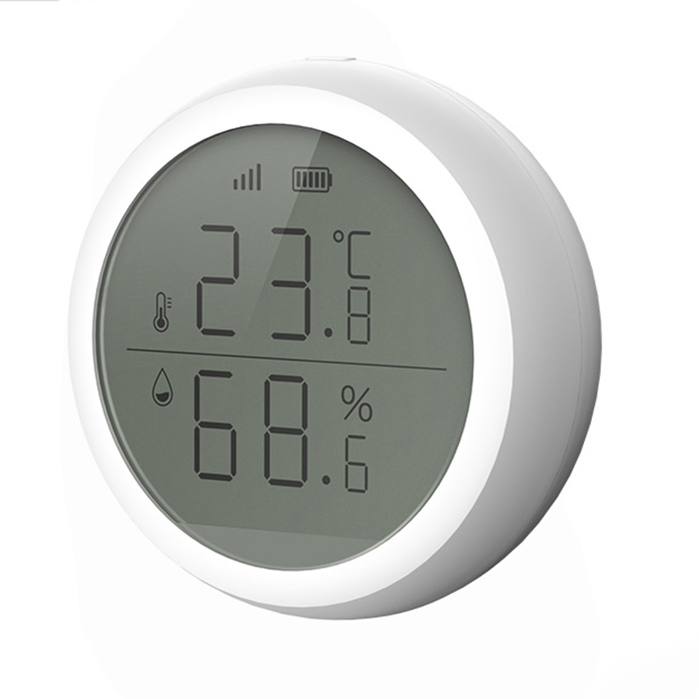 HS03 ZigBee Smart Temperature Humidity Sensor Indoor Thermometer Hygrometer with Alert for Remote Monitoring