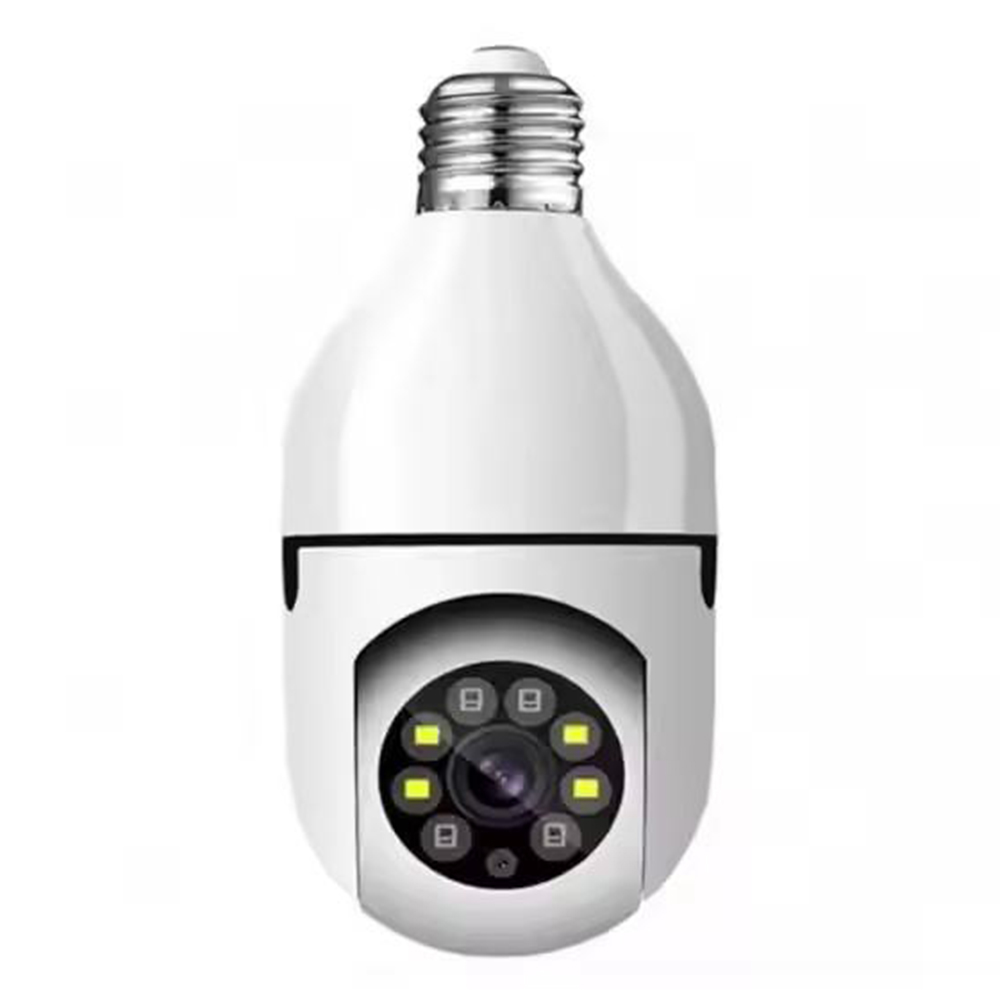 WiFi Bulb Security Camera Wireless 360° Panoramic Night Vision Surveillance Camera for Home
