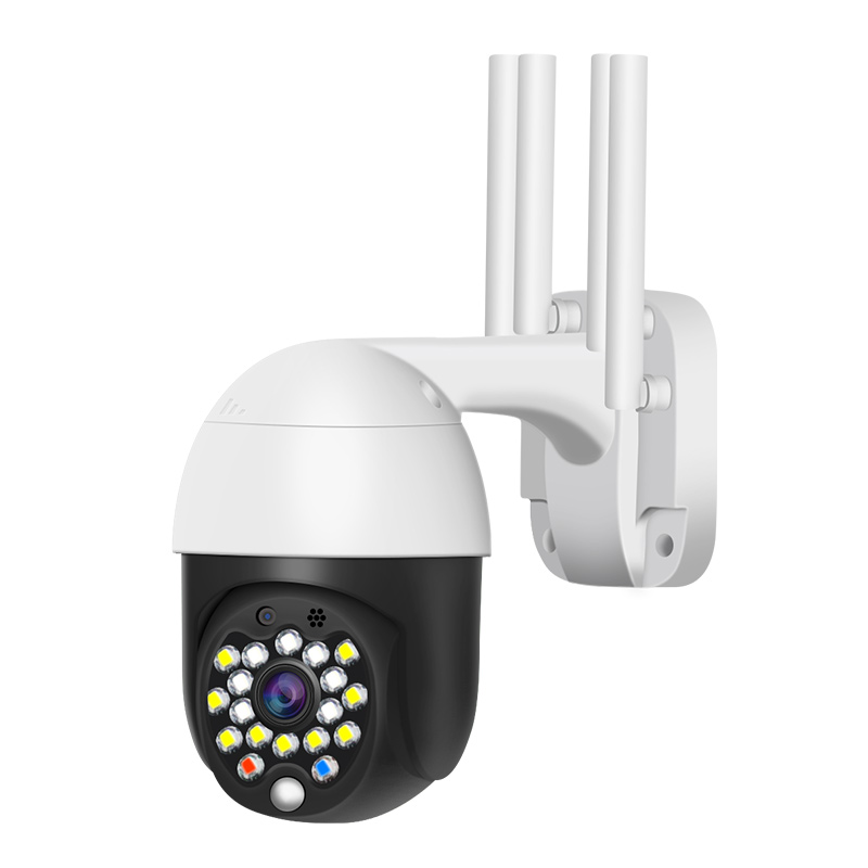 

CP09-18 18-LED HD IP66 Waterproof 1080P Wireless Remote WiFi IP Camera Webcam - Black/US Plug