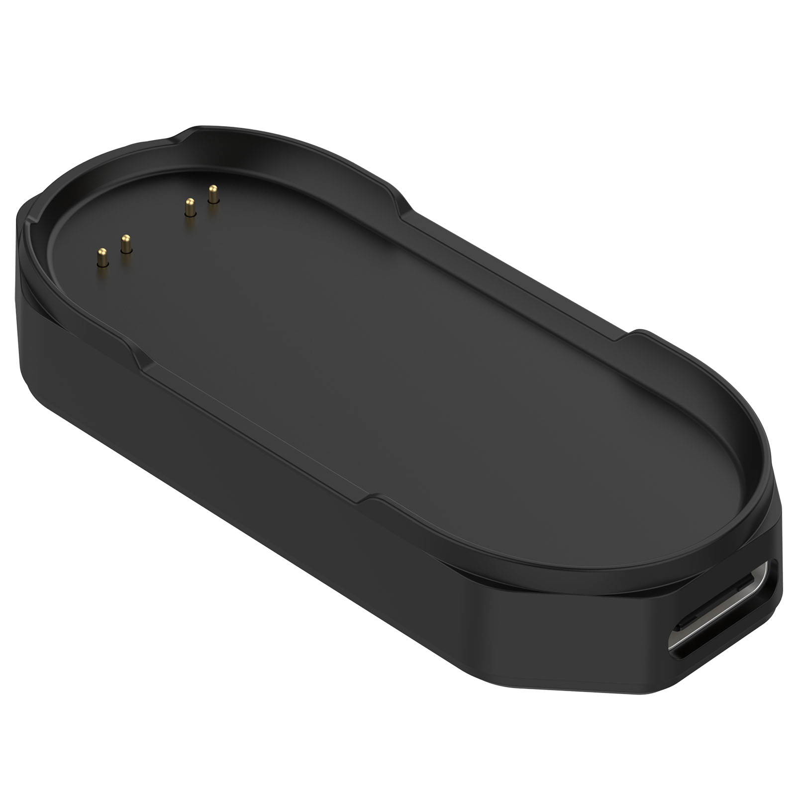 For PLAUD NotePin AI / NotePin S AI Voice Recorder Magnetic Charging Dock with USB-C Interface - Black