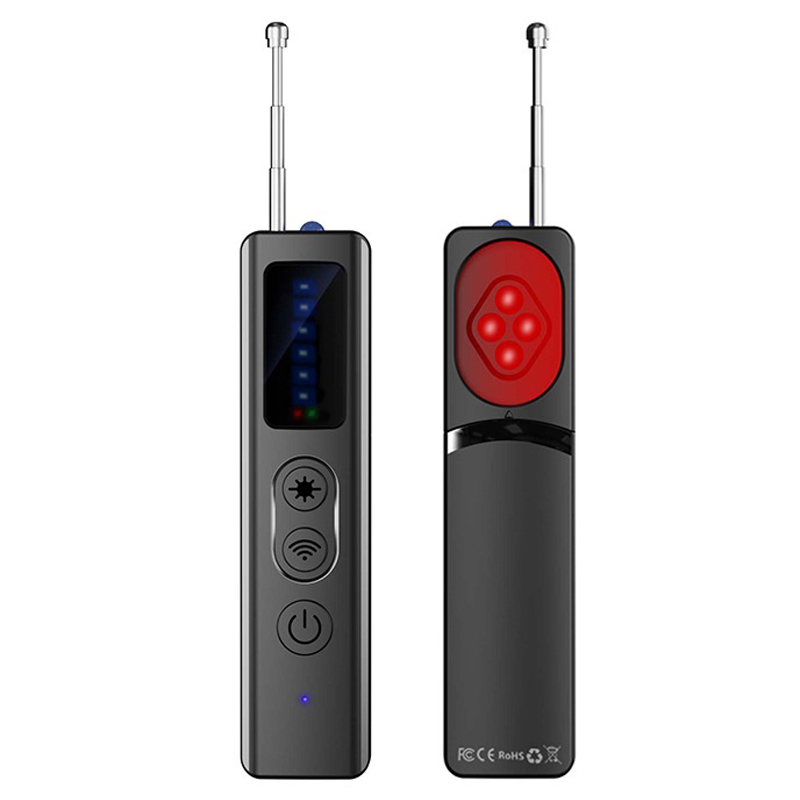 T18 Signal Detector Wireless Bug Finder for Hotel Conference Room Hidden Camera Locator RF Scanner