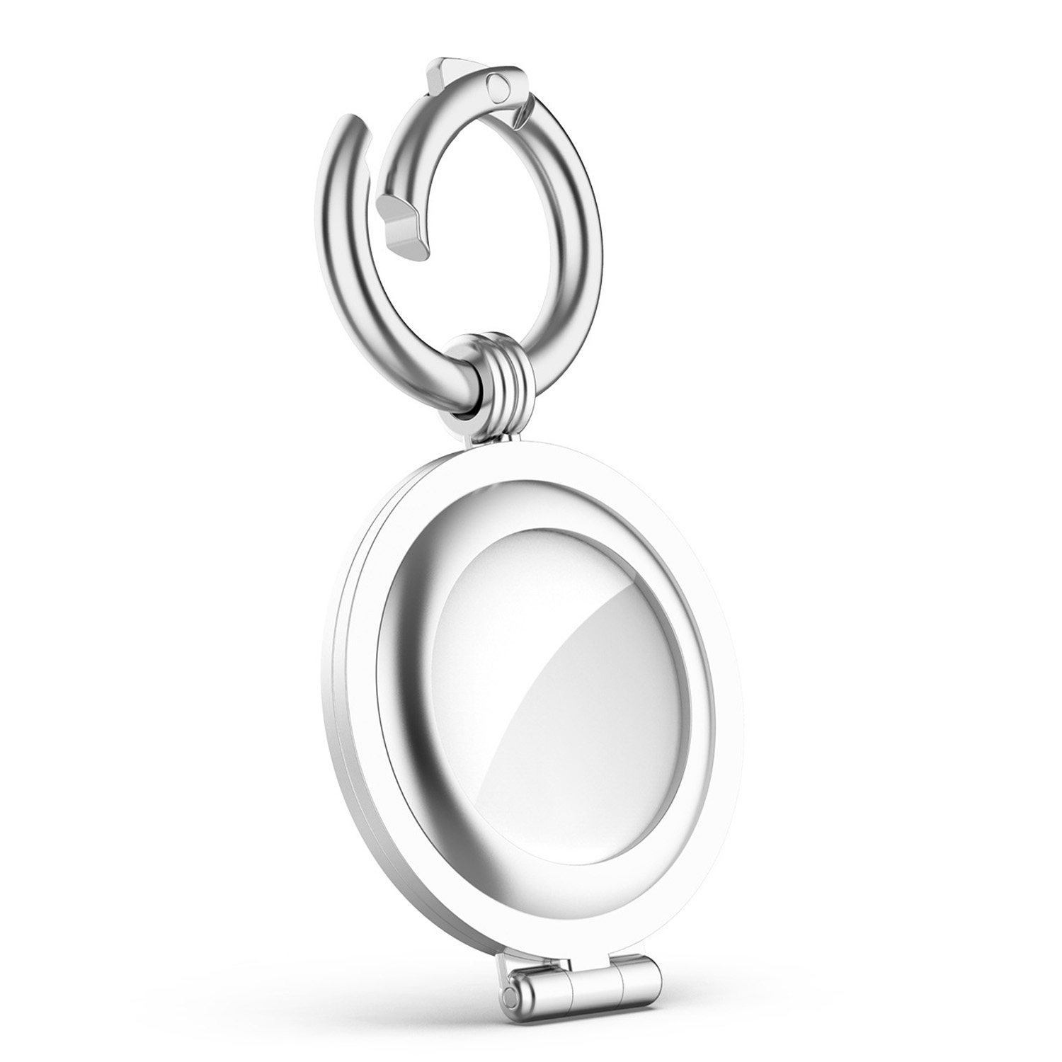 

Multi-Color Metal Protective Case for Apple AirTag - Silver, AirTag